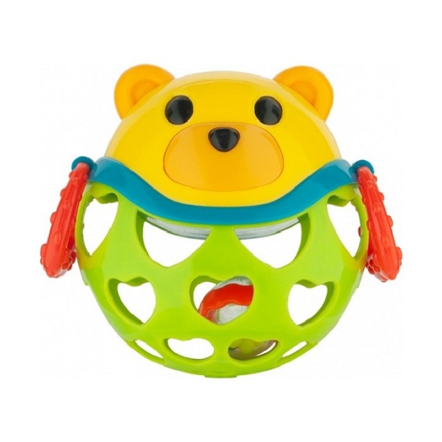 CANPOL BABY INTERACTIVE TOY WITH RATTON - GREEN BEAR